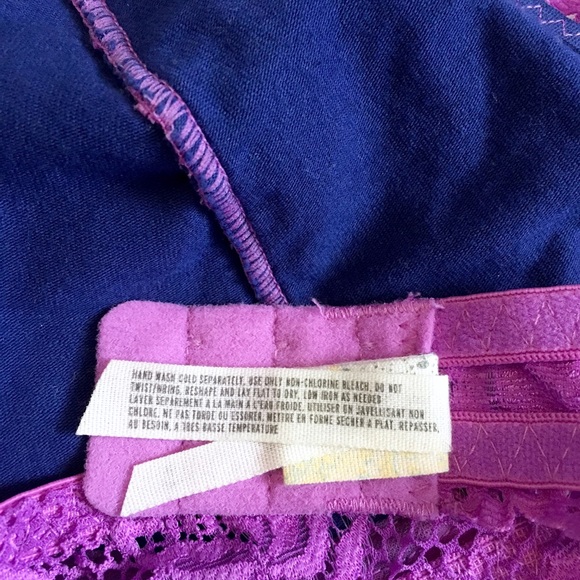 Free People lace halter bra - purple - Picture 5 of 5